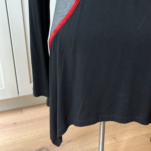 NWT Patrizia Luca shaped jersey knit tunic length handkerchief hem top - Picture 3 of 10